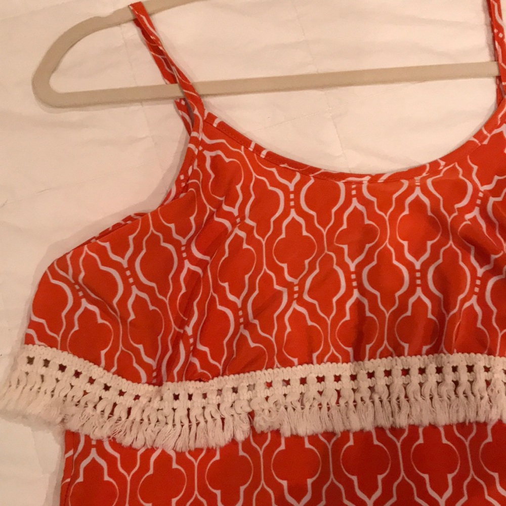 Orange sundress